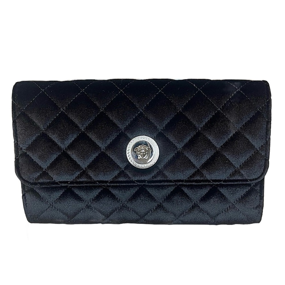 NWT Versace Velvet Quilted Shoulder/Clutch Bag